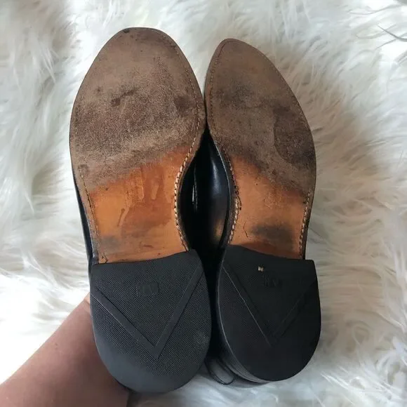 ALLEN EDMONDS BERWICK WINGTIP Tassle SLIP ON LEATHER LOAFER SHOE 10D - Picture 11 of 13